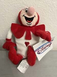 DISNEY TARJETA ROJA CORAZONES BOLSA DE FRIJOLES PELUCHE PELUCHE (TOTALMENTE NUEVO) - Imagen 1 de 12