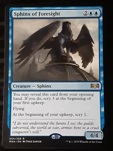 Sphinx of Foresight, Ravnica Allegiance, Light Play, MTG, KOSTENLOSER VERSAND - Bild 1 von 3
