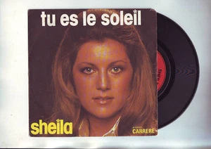 45 tours sheila -- tu es le soleil / mon cheri - Picture 1 of 2