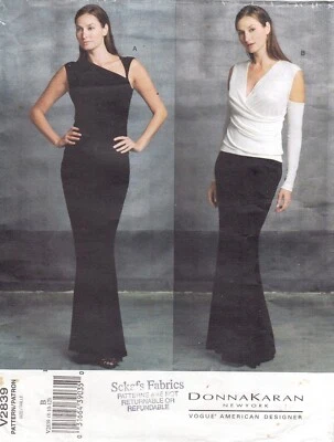 Vogue 2839 Donna Karan DKNY pattern sizes 8-12 top and skirt - Image 1 of 2