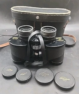 Vintage Sans & Streiffe 977 SIGHTSEER Binoculars 7x35 with Caps and Case - Picture 1 of 20