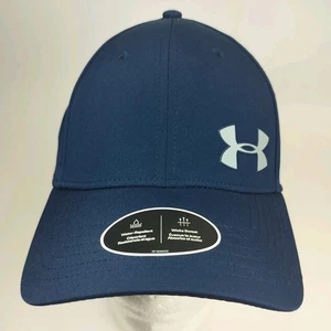 Under Armour Men's Golf Hat Size L/XL Navy Blue Moisture Wicking Cap - Picture 1 of 8