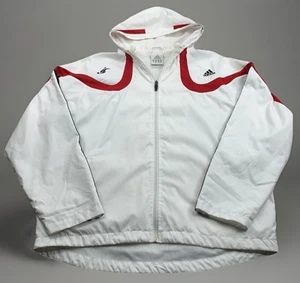 Adidas David Beckham Soccer Training Hoodie Jacket White Mens Size Large - Picture 1 of 11