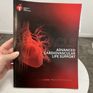 Advanced Cardiovascular Life Support Provider Manual by American Heart ACLS - Picture 1 of 3