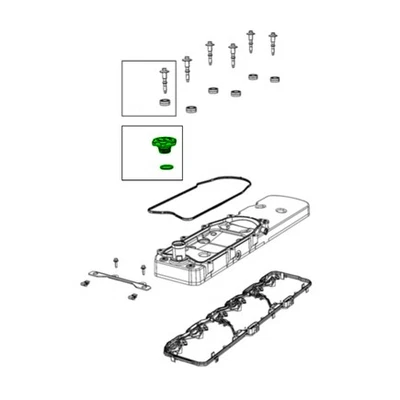 Mopar 68543998AA Engine Oil Filler Cap   For 2019 2023 Ram - Bild 1 von 4