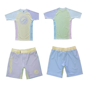 Shoyoroll Batch #104: Federation Rash Guard SS & Short Set Bjj Uniform Jiu Jitsu - Picture 1 of 6