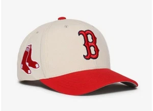 Boston Red Sox Mitchell & Ness Cooperstown Collection Pro Crown Adjustable Hat - Picture 1 of 6
