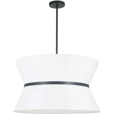 Lámpara de araña Dainolite Lighting CTN-244C-MB-790 Caterine negra mate Foto 1 de 4