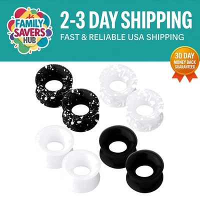 Lightweight & Comfortable Silicone Ear Gauges – Perfect Gift for Any Occasion - Image 1 of 4