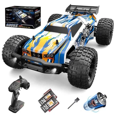 1:10 Large High Speed Remote Control Car with LED Shell Lights, 48+ KM/H, 4WD... - Image 1 of 4