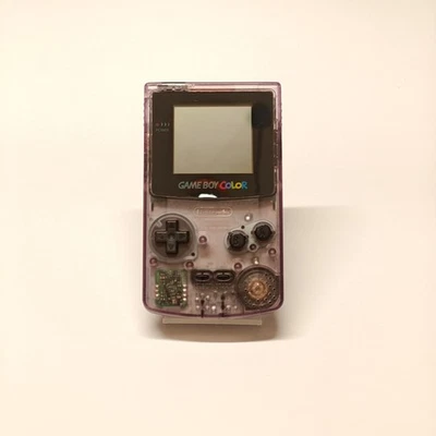 Console Nintendo Game Boy Color Atomic Purple Viola Trasparente CGB-001 Testato - Immagine 1 di 4