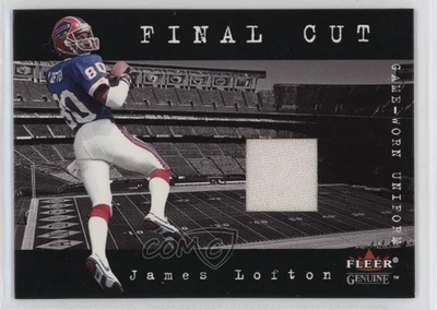 2001 Fleer Genuine Final Cut Jerseys James Lofton HOF - Image 1 of 2