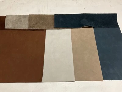 Leather 4 piece panels Top Quality Large 18"x 24" Cognac - Image 1 of 4