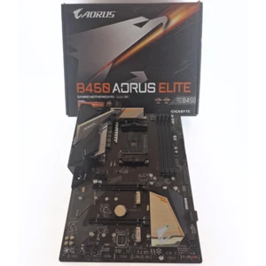 Scheda Madre GIGABYTE B450 AORUS ELITE AM4 AMD Serie 5000 DDR4 BIOS Aggiornato - Foto 1 di 11