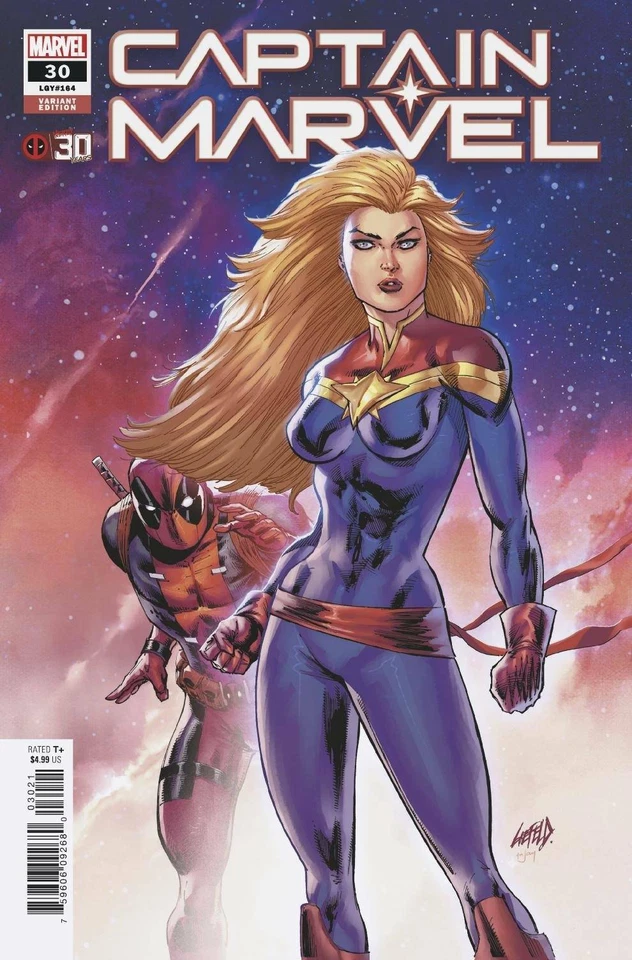 CAPTAIN MARVEL #30 LIEFELD DEADPOOL 30TH VARIANT (21/07/2021)