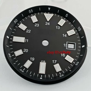 33mm esfera negra estéril ajuste 2836/2824 2813/3804, Miyota 82 serie reloj P793-N-7# - Imagen 1 de 2