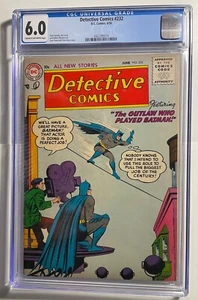 Detective Comics #232 (CGC 6.0)FN, 1956,Batman/Robin the Outlaw who played Batma - Picture 1 of 3