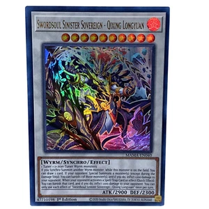Tarjeta Yugioh Swordsoul Siniestro Soberano Qixing Longyuan 1ª Edición Holo Ultra Rara - Imagen 1 de 5