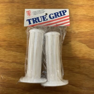 RITCHEY TRUE GRIP BLANCO EMPUÑADURAS DE BICICLETA BMX APTAS PARA BMX SCHWINN Y OTROS NUEVAS Foto 1 de 4