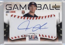 2014 Panini USA Baseball Box Set Game Ball Signatures /99 Jake Lemoine #2 Auto