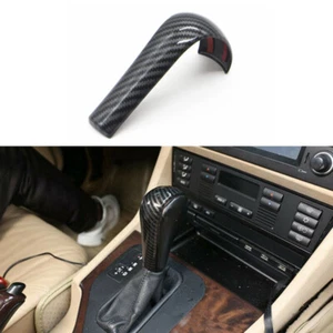 Für BMW E60 E61 X3 X5 E83 E53 Carbon Faser Automatik Schaltknauf Abdeckung - Bild 1 von 8