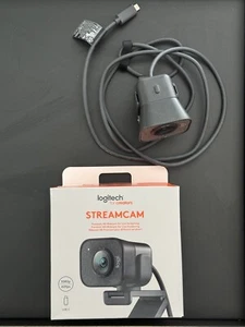 Logitech StreamCam Full HD 1080p, 60 FPS, USB-C, Graphit, Schwarz - Bild 1 von 2