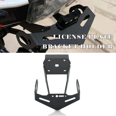 Motorcycle Black License Plate Bracket Holder FOR YAMAHA YZF R15 V3 2017-2020 - Image 1 of 4