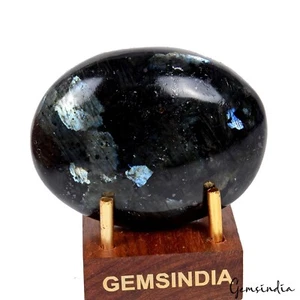 520 kt natürlicher Larvikit Kristall Mineral Palmenstein Reiki Heilung loser Edelstein - Bild 1 von 5