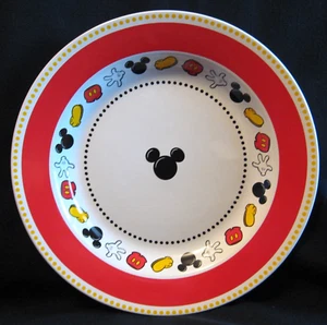 DISNEY TAZÓN PARA SERVIR Parques Temáticos Lo Mejor de Mickey Mouse Partes del Cuerpo 13" Diámetro - Imagen 1 de 7