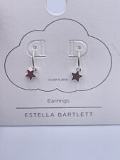 ESTELLA BARTLETT 1 pair Star Drop Half Semi Hoop Earrings
