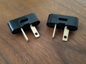 2 Akai Allied Radio Shack Stereo Speaker Jack Plug Connector Replacements,1 Pair - Picture 1 of 5