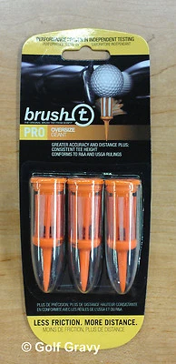 Brush-t Golf Tees Oversize - 1 pack of 3 brush tees - 2.4" Height - Image 1 of 3