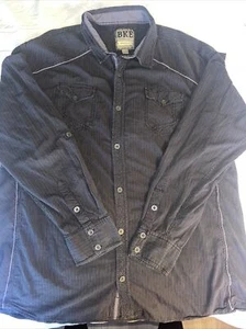 BKE Athletic Fit Men’s Button Down Casual Shirt Size XXXL - Picture 1 of 11