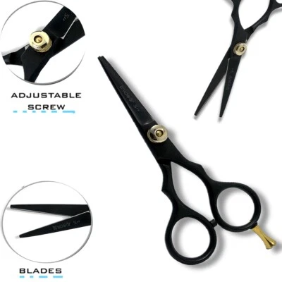 ATOZ SCISSORS 5" Professional Barber Saloon Hair Trimming Cutting Styling Spa Dressing Shears