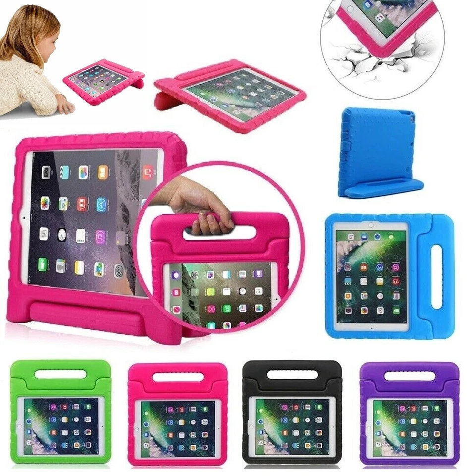 For iPad Mini 1 2 3 4 5 6 Shockproof Handle Foam Case Kids EVA Cover - Image 1 of 4