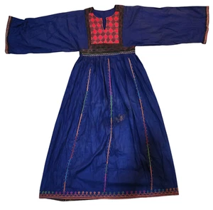 Vintage Traditional Handmade Bedouin Palestinian Embroidery Dress Wedding - Picture 1 of 14