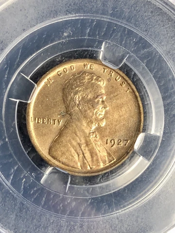 1927 RD Red MS Lincoln Wheat Cent We Combine Shipping Cover