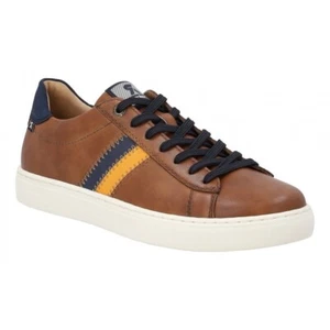 Rieker U0705-24 Mens Brown Leather Casual Trainer Style Lace Up Save £30 On RRP - Picture 1 of 9