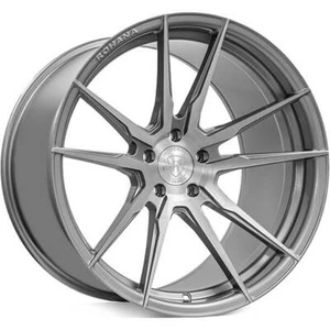 (4) 22" Rohana Wheels RFX2 Brushed Titanium Rims (B12) - Picture 1 of 8