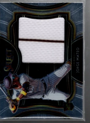 B5305- 2021 Select Horizontal Rookie Jumbo Swatch #34 Jorge Mateo Camiseta - Imagen 1 de 2