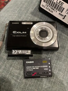 Casio EXILIM ZOOM EX-Z60 7.2MP Digital Camera Black Camera Only with Box - Picture 1 of 12