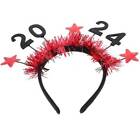  2024 Number New Year Headband Star Latte Decoration (Red) Headwear Headgear