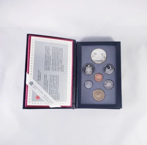 Juego de prueba de 7 monedas de la Casa de la Moneda Real Canadiense 1989 con certificado de autenticidad y caja - Imagen 1 de 12