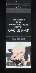 80er Jahre? Ethel B. Ingle Hilltop Hereford Farms Omemee ON Canada Victoria Co MB - Bild 1 von 2