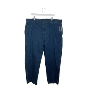 Karen Scott Overcast Pull On Straight Leg Jeans Plus Size 3X NWT - Picture 1 of 5