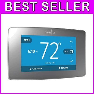 Sensi Touch Thermostat - DIY, Energy Savings, Voice Control - Image 1 of 4