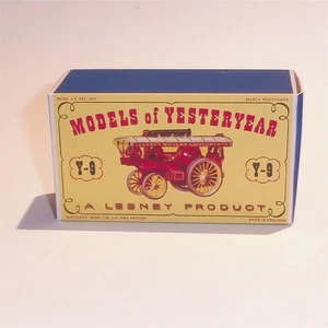 Matchbox Lesney Yesteryear 9 a Fowler Showman Engine D1 Style Repro Box - Picture 1 of 4