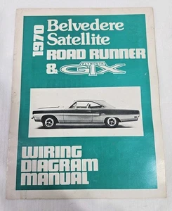1970 ROAD RUNNER/GTX/ BELVEDERE WIRING MANUAL 1987 Reprint - Bild 1 von 5