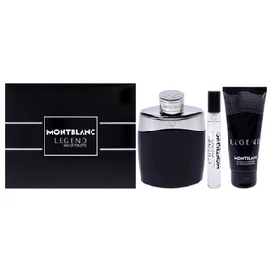 Mont Blanc Legend by Mont Blanc for Men - 3 Pc Gift Set 3.3oz EDT Spray, 0.25... - Picture 1 of 1