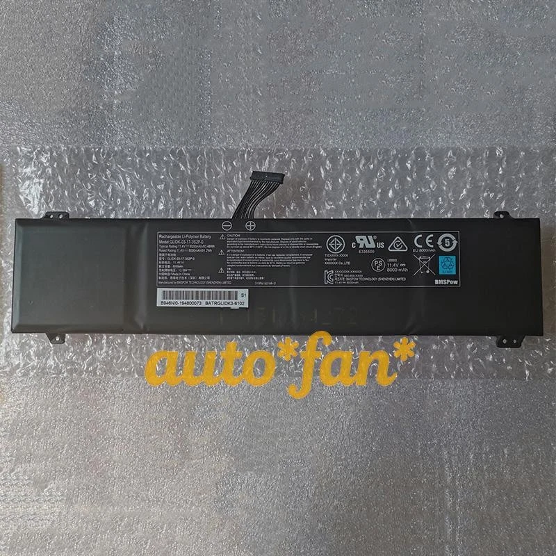 1 pc. Nueva Batería para Laptop GLIDK-03-17-3S2P-0 11.4V 8000mAh Para BATRGKIDY3-4102 Foto 1 de 1